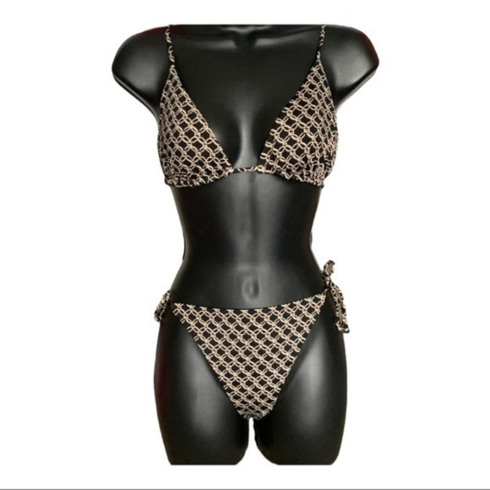 H and M printed bikini